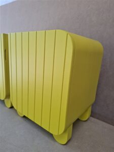 Chevet peuplier peint