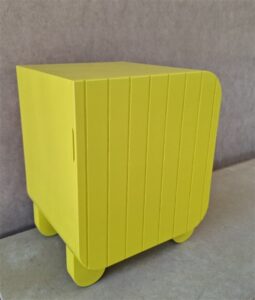 Chevet peuplier peint